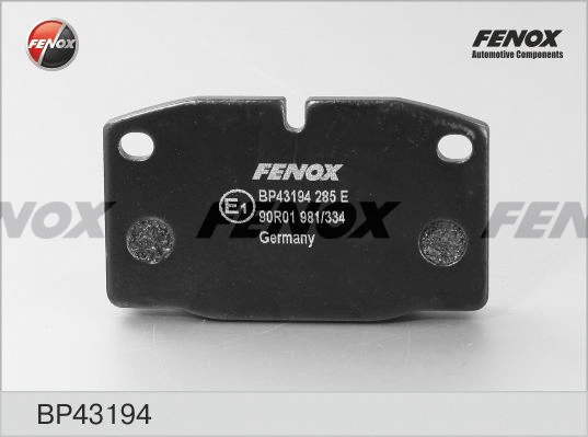 Brake Pad Set, disc brake (BP43194)