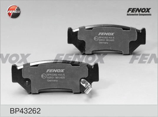 Brake Pad Set, disc brake (BP43262)