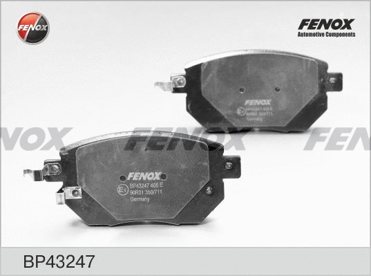Brake Pad Set, disc brake (BP43247)