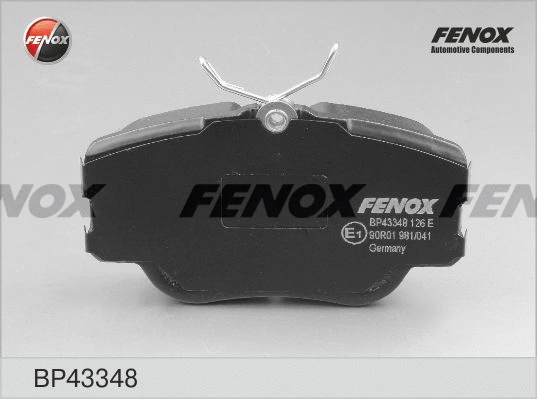 Brake Pad Set, disc brake (BP43348)