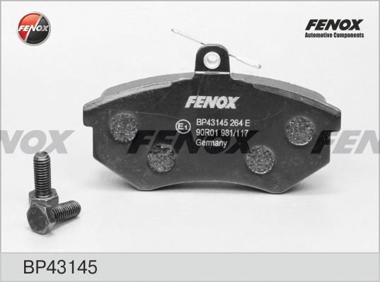 Brake Pad Set, disc brake (BP43145)