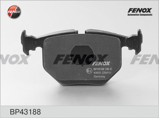 Brake Pad Set, disc brake (BP43188)