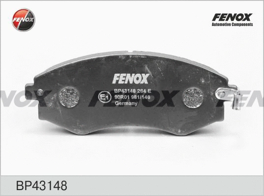 Brake Pad Set, disc brake (BP43148)
