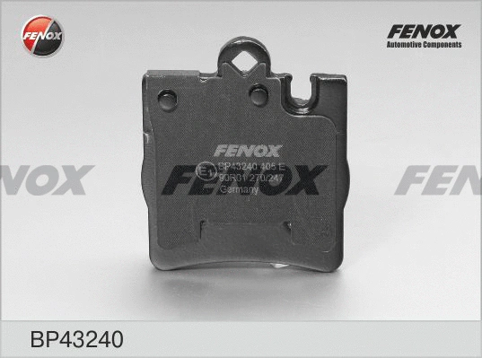 Brake Pad Set, disc brake (BP43240)