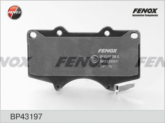 Brake Pad Set, disc brake (BP43197)