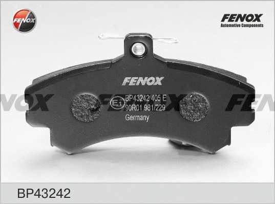 Brake Pad Set, disc brake (BP43242)