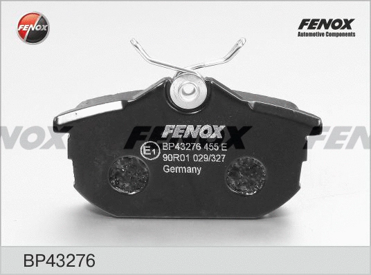 Brake Pad Set, disc brake (BP43276)