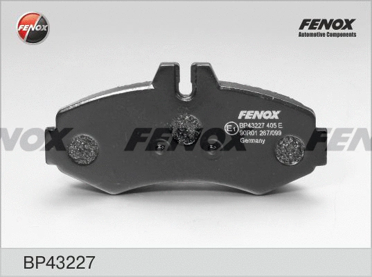 Brake Pad Set, disc brake (BP43227)