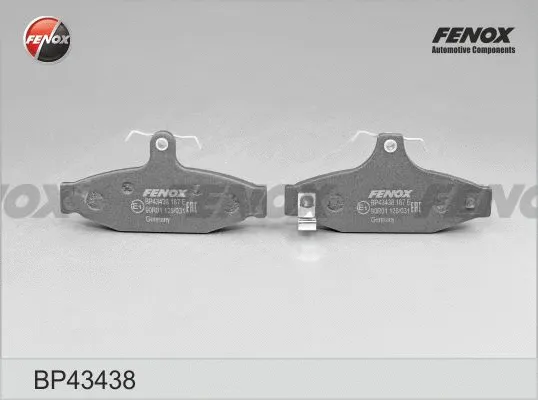 Brake Pad Set, disc brake (BP43438)