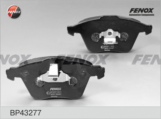 Brake Pad Set, disc brake (BP43277)