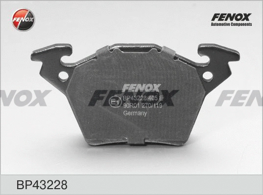 Brake Pad Set, disc brake (BP43228)