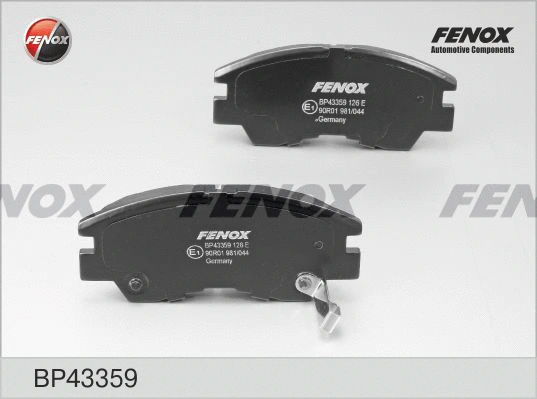 Brake Pad Set, disc brake (BP43359)