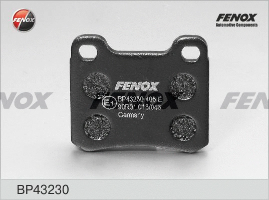Brake Pad Set, disc brake (BP43230)