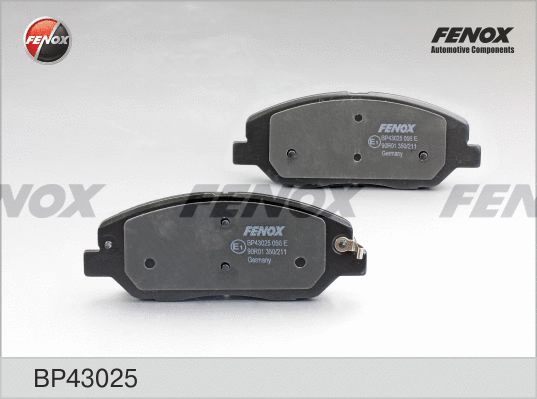 Brake Pad Set, disc brake (BP43025)