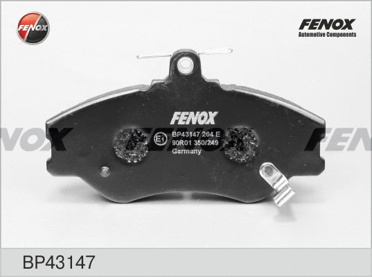 Brake Pad Set, disc brake (BP43147)