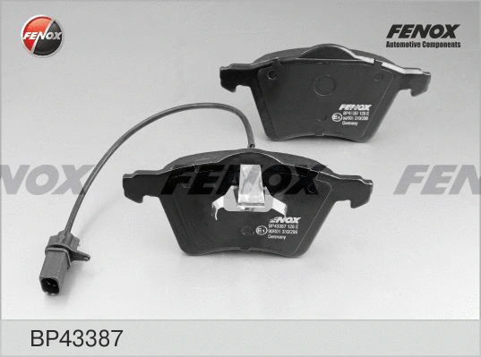 Brake Pad Set, disc brake (BP43387)