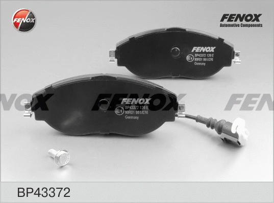 Brake Pad Set, disc brake (BP43372)