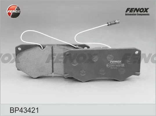 Brake Pad Set, disc brake (BP43421)