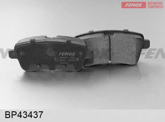 Brake Pad Set, disc brake (BP43437)