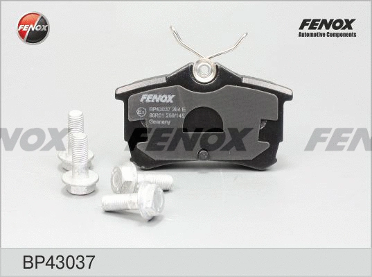 Brake Pad Set, disc brake (BP43037)