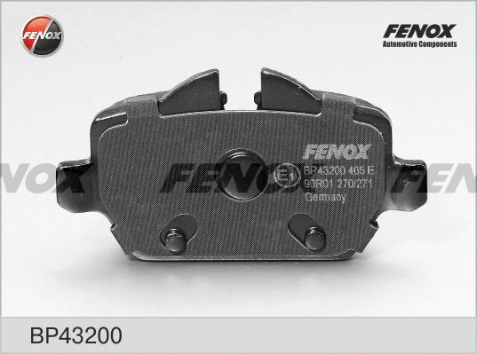 Brake Pad Set, disc brake (BP43200)