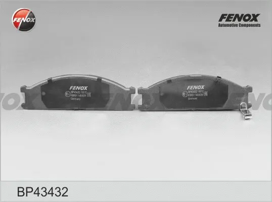 Brake Pad Set, disc brake (BP43432)