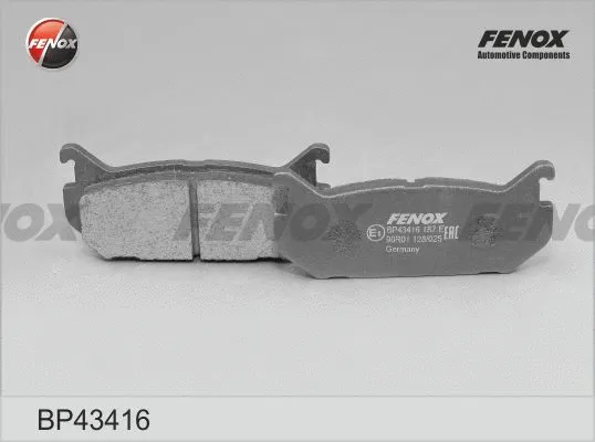 Brake Pad Set, disc brake (BP43416)