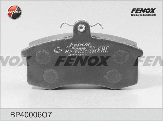 Brake Pad Set, disc brake (BP40006O7)