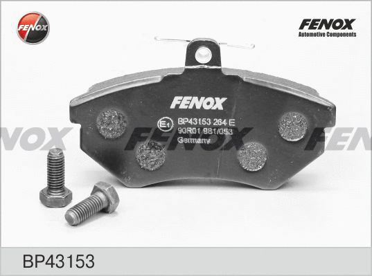 Brake Pad Set, disc brake (BP43153)