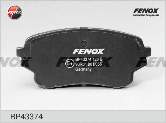 Brake Pad Set, disc brake (BP43374)