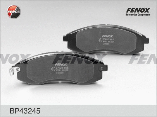 Brake Pad Set, disc brake (BP43245)