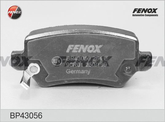 Brake Pad Set, disc brake (BP43056)