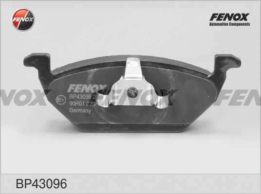 Brake Pad Set, disc brake (BP43096)