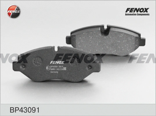 Brake Pad Set, disc brake (BP43091)