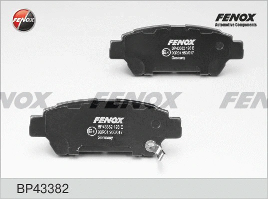 Brake Pad Set, disc brake (BP43382)