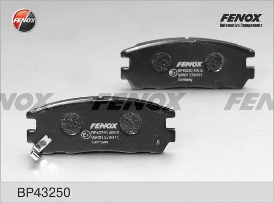 Brake Pad Set, disc brake (BP43250)