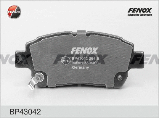 Brake Pad Set, disc brake (BP43042)