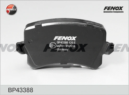 Brake Pad Set, disc brake (BP43388)