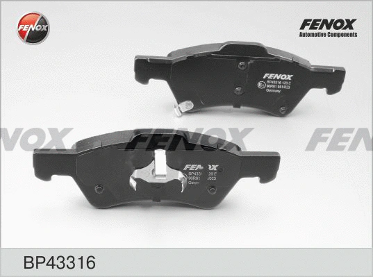 Brake Pad Set, disc brake (BP43316)
