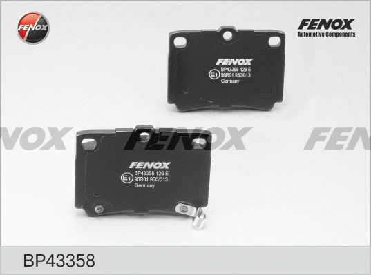 Brake Pad Set, disc brake (BP43358)