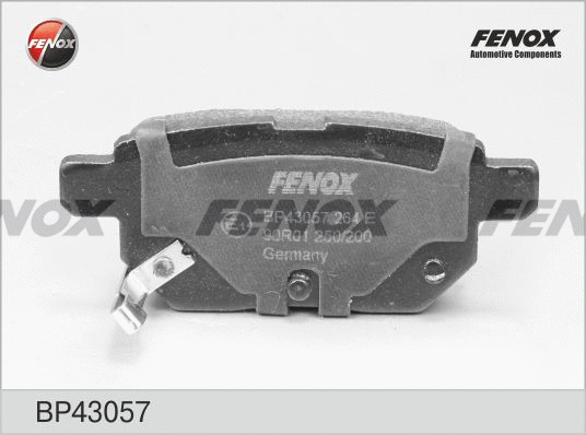Brake Pad Set, disc brake (BP43057)