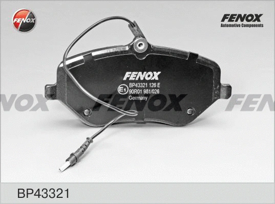 Brake Pad Set, disc brake (BP43321)