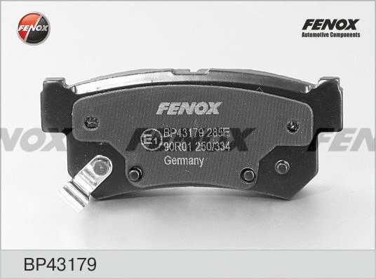 Brake Pad Set, disc brake (BP43179)
