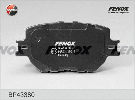 Brake Pad Set, disc brake (BP43380)