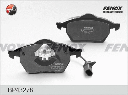 Brake Pad Set, disc brake (BP43278)