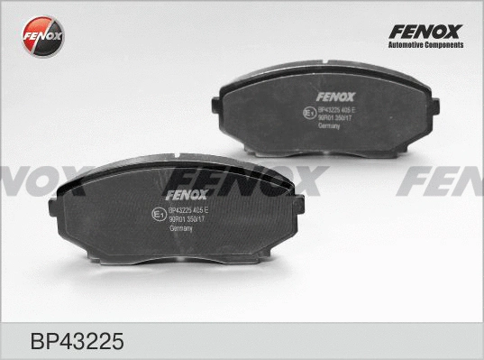 Brake Pad Set, disc brake (BP43225)