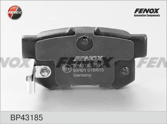 Brake Pad Set, disc brake (BP43185)