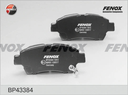 Brake Pad Set, disc brake (BP43384)