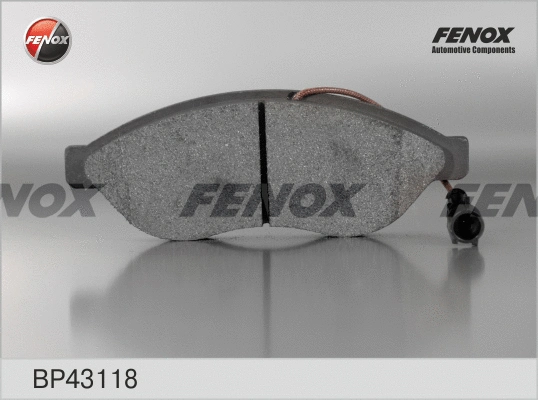 Brake Pad Set, disc brake (BP43118)