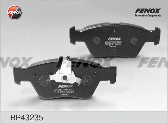 Brake Pad Set, disc brake (BP43235)